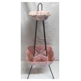 Mid century ashtray stand, chipped