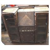 Side by side secretary, 44.5 x 47.5