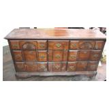 Mahogany dresser, 35 x 64