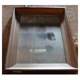 Framed mirror, 25 x 33