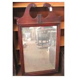 Mahogany mirror, 40 x 21