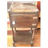 Vintage smoking stand, 29 x 13