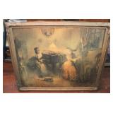 Framed print, 27 x 33.5