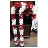 Pair of Candy Cane Decorations - 46" tall each