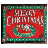 Merry Christmas sign, 21 x 28