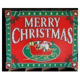 Merry Christmas sign, 21 x 28