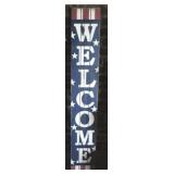 Welcome sign, 60 x 9.5