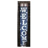 Welcome sign, 60 x 9.5