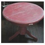 Painted table, 20 x 24