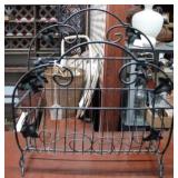 Magazine stand, 18 x 7.5