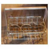 Bottle carrier rack, 12 x 14 x 10