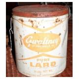 Vintage Lard tin, 11 x 12