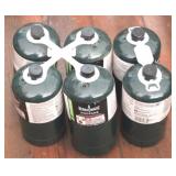 6 Cans Coleman propane fuel