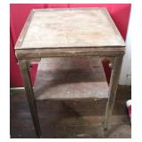 Wood Table - 17 x 18 x 27