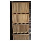 Wooden display rack, 57 x 24 x 18.5