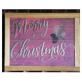 Merry Christmas sign, 19 x 24