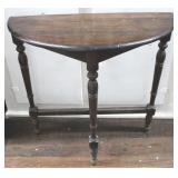 Wood Half Table 30 x 30 x 12