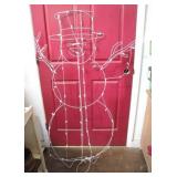 Lighted Snowman Decoration - untested