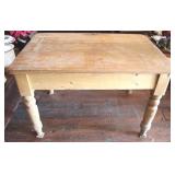 Wood table, 29 x 47