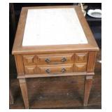 One-Drawer Side Table - 21 x 27 x 23