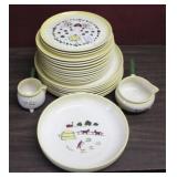 24pcs. Brock California China Set