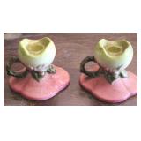 Pair Hull candleholders