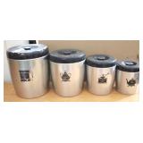 4pc Canister Set - assorted sizes