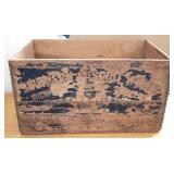 Wood Crate/box - 14 x 24 x 13