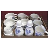 Tray lot of Pfaltzgraff Yorktowne China Dinnerware