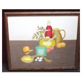 Framed Oil on Board - 22 x 18