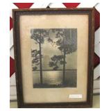 Framed print, 13 x 10