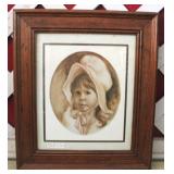 Framed picture, 13.5 x 15.5