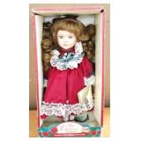 Loft Expressions Porcelain Doll in Box - 14" tall