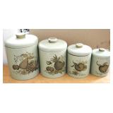 4pc Canister Set - assorted sizes