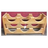 Wood Wine Holder/rack - 21 x 7 x 11