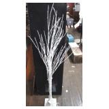Light-up White Tree - 52" tall