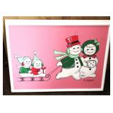 Snowmen Print - 36 x 24