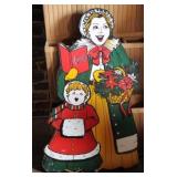 Carolers sign, 39 x 22
