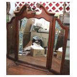 Trifold mirror, 30 x 53