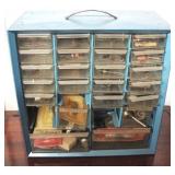 Storage Bin w/ contents - 7 x 15 x 14