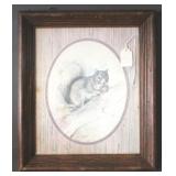 Framed print, 12 x 14