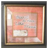 Framed print, 14 x 13