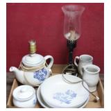 Tray lot of Pfaltzgraff Yorktowne China Dinnerware