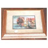 Framed print, 15.5 x 17