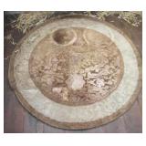 44" Round rug