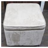 Rolling Storage Ottoman - 18 x 18 x 18