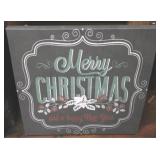 Merry Christmas sign, 20 x 20