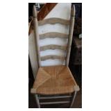 Ladder back chair, 43 x 17