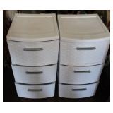 2 Storage bins, 24 x 12