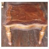 Inlaid table, 19.5 x 23.5